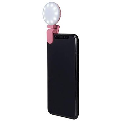 Celly Clicklight universele lichtring voor smartphones, oplaadbaar, USB, 3 kleuren, roze Celly Clicklight universele lichtring voor smartphones, oplaadbaar, USB, 3 kleuren, roze