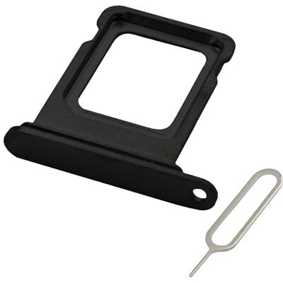 MMOBIEL Support Carte SIM Compatible avec iPhone 13 Pro/13 Pro Max – Remplacement Support de Tiroir Carte SIM Outil Éjection SIM Inclus et Anneau en Caoutchouc Imperméable Noir MMOBIEL Support Carte SIM Compatible avec iPhone 13 Pro/13 Pro Max – Remplacement Support de Tiroir Carte SIM Outil Éjection SIM Inclus et Anneau en Caoutchouc Imperméable Noir