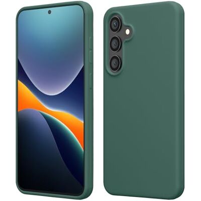 kwmobile Beschermhoes compatibel met Samsung Galaxy S24 FE, zachte TPU-siliconen, dennengroen kwmobile Beschermhoes compatibel met Samsung Galaxy S24 FE, zachte TPU-siliconen, dennengroen