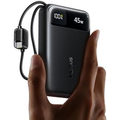 Baseus FC11 Powerbank, draagbare oplader 20000 mAh met geïntegreerde Powerbank kleine CCC met led-display, externe powerbank voor mobiele telefoon Mini voor iPhone 17/16/15/14 Pro Max, iPad Baseus FC11 Powerbank, draagbare oplader 20000 mAh met geïntegreerde Powerbank kleine CCC met led-display, externe powerbank voor mobiele telefoon Mini voor iPhone 17/16/15/14 Pro Max, iPad