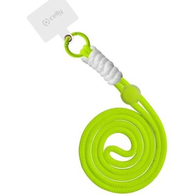 Celly Smartphone-accessoires Merk Model Necklace Uni NYL Geel F Celly Smartphone-accessoires Merk Model Necklace Uni NYL Geel F