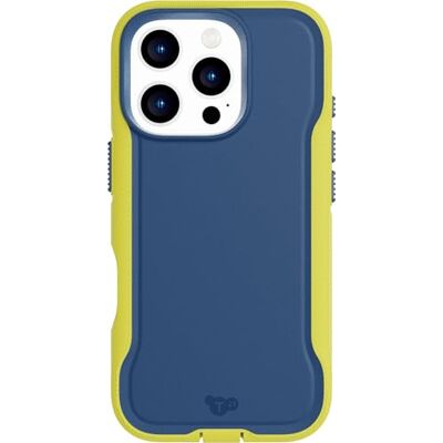 tech21 EvoPro Schokbestendige beschermhoes voor iPhone 16 Pro compatibel met MagSafe 21 keer getest volgens militaire standaard marineblauw/geel tech21 EvoPro Schokbestendige beschermhoes voor iPhone 16 Pro compatibel met MagSafe 21 keer getest volgens militaire standaard marineblauw/geel