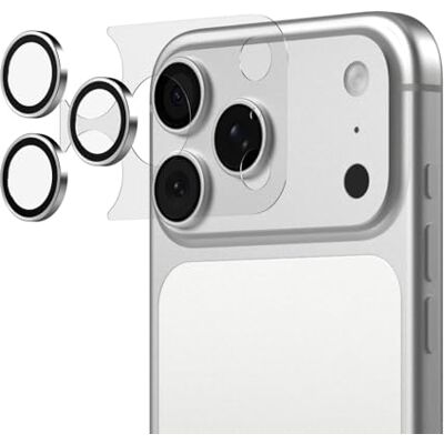 RhinoShield Fotolensbeschermer voor iPhone 17 Pro Max Lensbeschermers en fotoblok inbegrepen, volledige afdekking, krasbestendig, uitlijningsgereedschap inbegrepen RhinoShield Fotolensbeschermer voor iPhone 17 Pro Max Lensbeschermers en fotoblok inbegrepen, volledige afdekking, krasbestendig, uitlijningsgereedschap inbegrepen