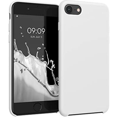 kwmobile Hoesje compatibel met Apple iPhone SE (2022) / iPhone SE (2020) / iPhone 8 / iPhone 7, zachte TPU-siliconen telefoonhoes, wit kwmobile Hoesje compatibel met Apple iPhone SE (2022) / iPhone SE (2020) / iPhone 8 / iPhone 7, zachte TPU-siliconen telefoonhoes, wit