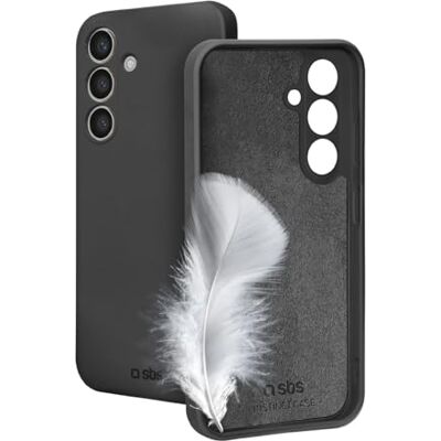 SBS Instinct Beschermhoes voor Samsung S25, compatibel met draadloos opladen, soft-touch-oppervlak, zacht aanvoelend en binnenkant van microvezel, camerabescherming en toetsen, TPU-materiaal, zwart SBS Instinct Beschermhoes voor Samsung S25, compatibel met draadloos opladen, soft-touch-oppervlak, zacht aanvoelend en binnenkant van microvezel, camerabescherming en toetsen, TPU-materiaal, zwart