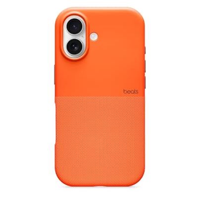 Beats Hoge sterkte iPhone 17 hoes met MagSafe, bescherming tegen vallen en krassen, gestructureerde matte afwerking en voering van microvezelstof Oranje Sierra Beats Hoge sterkte iPhone 17 hoes met MagSafe, bescherming tegen vallen en krassen, gestructureerde matte afwerking en voering van microvezelstof Oranje Sierra