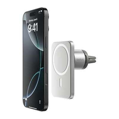 Belkin PRO autohouder met MagSafe voor iPhone 13 (alle iPhone 13-modellen bevestigd aan de magnetische houder) Belkin PRO autohouder met MagSafe voor iPhone 13 (alle iPhone 13-modellen bevestigd aan de magnetische houder)