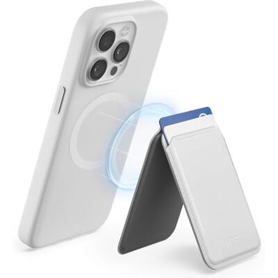 MOFT Magnetische portemonnee compatibel met MagSafe Magnetische telefoonhouder Voor iPhone 15/14/13/12 Series, Misty Cove, Minimalistisch MOFT Magnetische portemonnee compatibel met MagSafe Magnetische telefoonhouder Voor iPhone 15/14/13/12 Series, Misty Cove, Minimalistisch