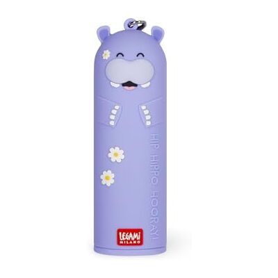 Legami Draagbare oplader My Super Power, laadt 2 apparaten tegelijkertijd op, USB type C-kabel inbegrepen, draagbare powerbank, diameter 3,5 cm, hoogte 11,60 cm, Hippo Legami Draagbare oplader My Super Power, laadt 2 apparaten tegelijkertijd op, USB type C-kabel inbegrepen, draagbare powerbank, diameter 3,5 cm, hoogte 11,60 cm, Hippo