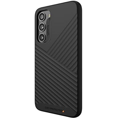 ZAGG Gear4 Denali D30 beschermhoes voor Samsung Galaxy S23 + 6,6 inch, dun, verbeterde achterkant, ultieme impact, gestructureerde afwerking, draadloos opladen, zwart ZAGG Gear4 Denali D30 beschermhoes voor Samsung Galaxy S23 + 6,6 inch, dun, verbeterde achterkant, ultieme impact, gestructureerde afwerking, draadloos opladen, zwart