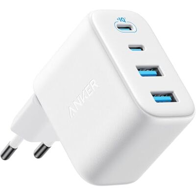 Anker Zolo USB C-oplader, 50 W, Max, wandadapter 4 poorten met uitgang, 2 USB C-poorten en 2 USB A-poorten, compact en stabiel, voor iPhone 17 16, MacBook, iPad, Pixel, Galaxy en meer (kabel niet inbegrepen) Anker Zolo USB C-oplader, 50 W, Max, wandadapter 4 poorten met uitgang, 2 USB C-poorten en 2 USB A-poorten, compact en stabiel, voor iPhone 17 16, MacBook, iPad, Pixel, Galaxy en meer (kabel niet inbegrepen)