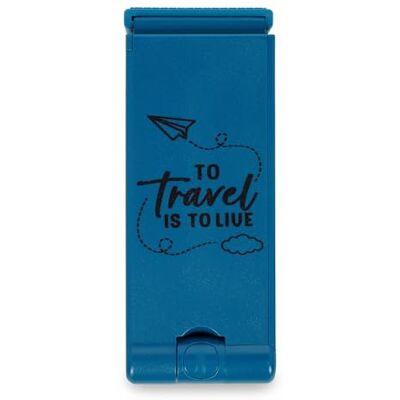 Legami Smartphone-reishouder, drie draaiverbindingen, maximale flexibiliteit, stevige en veilige grip door antislip pads van ABS en roestvrij staal Legami Smartphone-reishouder, drie draaiverbindingen, maximale flexibiliteit, stevige en veilige grip door antislip pads van ABS en roestvrij staal