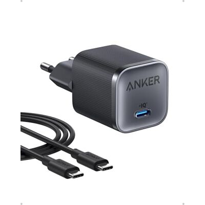 Anker Snelle USB-C-oplader, 45 W (Nano), compact en elegant, voor iPhone 17/Pro/Pro Max/iPhone 16, MacBook, Pixel 9, iPad, Samsung Galaxy S25 Ultra/S24-serie en andere (1,8 m kabel inbegrepen) Anker Snelle USB-C-oplader, 45 W (Nano), compact en elegant, voor iPhone 17/Pro/Pro Max/iPhone 16, MacBook, Pixel 9, iPad, Samsung Galaxy S25 Ultra/S24-serie en andere (1,8 m kabel inbegrepen)