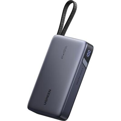 UGREEN Nexode 67 W externe accu, 20.000 mAh, powerbank, snel opladen, PD 65 W UGREEN Nexode 67 W externe accu, 20.000 mAh, powerbank, snel opladen, PD 65 W