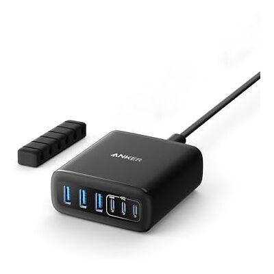 Anker Oplader USB C 112 W, laadstation met 6 poorten, voor iPhone 16/16 Plus/16 Pro/16 Pro Max/Series 15/14/13, MacBook Air, Pixel, Galaxy, iPad en andere (kabel niet inbegrepen) Anker Oplader USB C 112 W, laadstation met 6 poorten, voor iPhone 16/16 Plus/16 Pro/16 Pro Max/Series 15/14/13, MacBook Air, Pixel, Galaxy, iPad en andere (kabel niet inbegrepen)