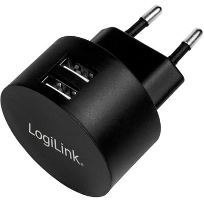 Logilink Compatibel met 2-poorts USB Wall Charger Power Supply USB 10,5 Watt Logilink Compatibel met 2-poorts USB Wall Charger Power Supply USB 10,5 Watt