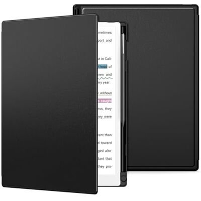 MoKo Hoesje voor Remarkable Paper Pro 2024 11,8", zwart Lichtgewicht harde achterkant, beschermend foliohoesontwerp MoKo Hoesje voor Remarkable Paper Pro 2024 11,8", zwart Lichtgewicht harde achterkant, beschermend foliohoesontwerp