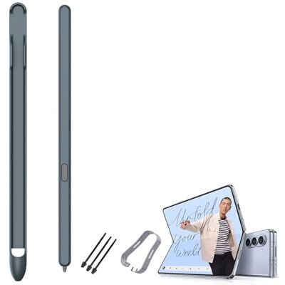 BAILI Slim S Pen Reservepen compatibel met Galaxy Z Fold6 zonder Bluetooth, 4096 drukniveau stylus + S-Pen sleuf, stylus voor Fold5/Fold4/Fold3-grijs-B BAILI Slim S Pen Reservepen compatibel met Galaxy Z Fold6 zonder Bluetooth, 4096 drukniveau stylus + S-Pen sleuf, stylus voor Fold5/Fold4/Fold3-grijs-B