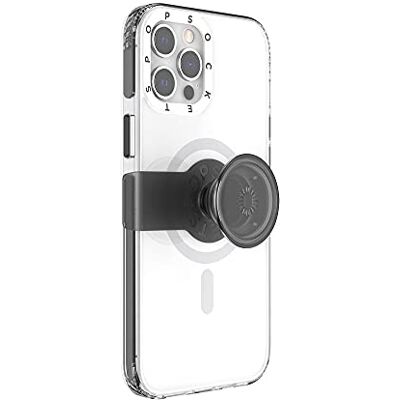 PopSockets : PopCase voor MagSafe – beschermhoes voor iPhone 12 Pro Max met een PopGrip Slide standaard en een handgreep met verwisselbare top – wit PopSockets : PopCase voor MagSafe – beschermhoes voor iPhone 12 Pro Max met een PopGrip Slide standaard en een handgreep met verwisselbare top – wit