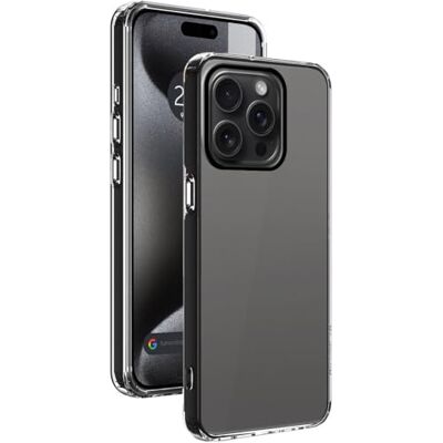 Tumundosmartphone Transparante hybride (PC + TPU) hoes voor iPhone 15 Pro Max (6,7 inch) Tumundosmartphone Transparante hybride (PC + TPU) hoes voor iPhone 15 Pro Max (6,7 inch)