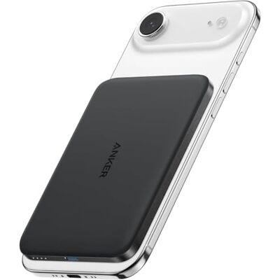 Anker Nano Qi2 gecertificeerde externe batterij, 15 W, magnetisch, ultradun, 5000 mAh, snel, ergonomisch en MagSafe-compatibel, alleen voor iPhone 16 Pro Max/15/14/13/12 Anker Nano Qi2 gecertificeerde externe batterij, 15 W, magnetisch, ultradun, 5000 mAh, snel, ergonomisch en MagSafe-compatibel, alleen voor iPhone 16 Pro Max/15/14/13/12