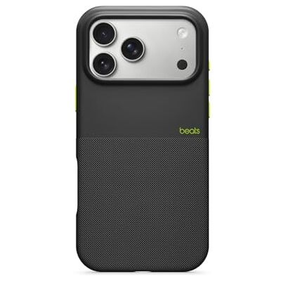 Beats Zeer sterke hoes voor iPhone 17 Pro Max uitgerust met MagSafe, val- en krasbescherming, gestructureerde matte afwerking en voering van microvezelweefsel Everest Black Beats Zeer sterke hoes voor iPhone 17 Pro Max uitgerust met MagSafe, val- en krasbescherming, gestructureerde matte afwerking en voering van microvezelweefsel Everest Black