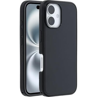 Otterbox Symmetry Series MagSafe hoes voor iPhone 16, schokbestendig, valbestendig, dunne beschermhoes, ondersteunt 3x meer vallen dan militaire standaard, zwart Otterbox Symmetry Series MagSafe hoes voor iPhone 16, schokbestendig, valbestendig, dunne beschermhoes, ondersteunt 3x meer vallen dan militaire standaard, zwart