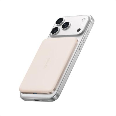Anker Nano Qi2 gecertificeerde externe batterij, 15 W, magnetisch, ultradun, 5000 mAh, snel, ergonomisch en MagSafe-compatibel, alleen voor iPhone 17 Pro max/16/15/14/13/12 Anker Nano Qi2 gecertificeerde externe batterij, 15 W, magnetisch, ultradun, 5000 mAh, snel, ergonomisch en MagSafe-compatibel, alleen voor iPhone 17 Pro max/16/15/14/13/12