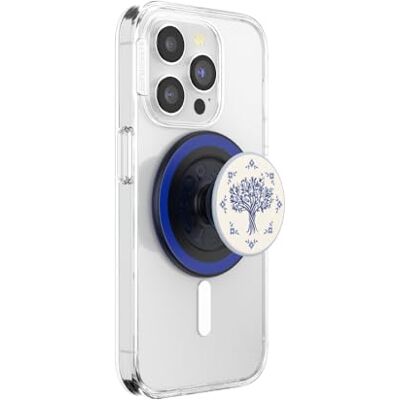 PopSockets Ronde telefoongreep compatibel met MagSafe, inclusief adapterring, telefoonhouder, compatibel met draadloos opladen, olijftegels PopSockets Ronde telefoongreep compatibel met MagSafe, inclusief adapterring, telefoonhouder, compatibel met draadloos opladen, olijftegels