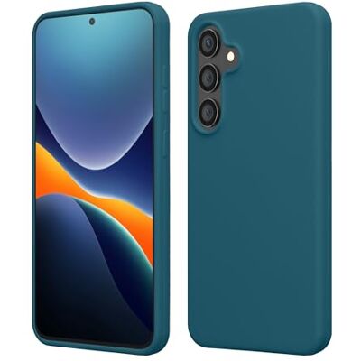 kwmobile Hoes compatibel met Samsung Galaxy S24 FE hoes Zachte TPU siliconen telefoonhoes mat petroleum kwmobile Hoes compatibel met Samsung Galaxy S24 FE hoes Zachte TPU siliconen telefoonhoes mat petroleum