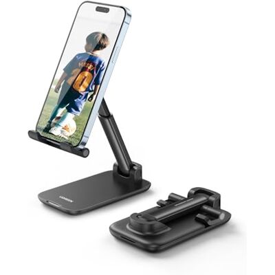UGREEN Support Téléphone Bureau Réglable Pose Téléphone Portable Pliable Porte Stand Smartphone Table Compatible avec iPhone 14 Plus Pro Max 13 Mini 12 Galaxy S23 S22 S21 Note20 Redmi (Noir) UGREEN Support Téléphone Bureau Réglable Pose Téléphone Portable Pliable Porte Stand Smartphone Table Compatible avec iPhone 14 Plus Pro Max 13 Mini 12 Galaxy S23 S22 S21 Note20 Redmi (Noir)