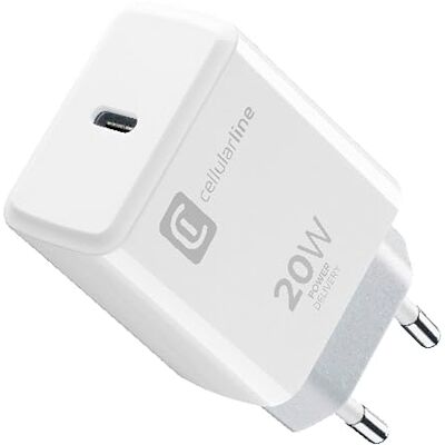 Cellular Line USB-C Charger 20 W iPhone 8 of later Cellular Line USB-C Charger 20 W iPhone 8 of later