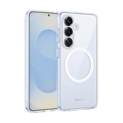 Belkin SheerForce Magnetische beschermhoes voor Samsung Galaxy S26, valbescherming 4M, krasbestendig, schokbestendig, dun design, transparant, draadloos opladen, Qi2-gecertificeerd Belkin SheerForce Magnetische beschermhoes voor Samsung Galaxy S26, valbescherming 4M, krasbestendig, schokbestendig, dun design, transparant, draadloos opladen, Qi2-gecertificeerd