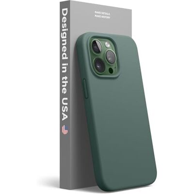 elago Hoesje van vloeibare siliconen compatibel met iPhone 13 Pro (6,1 inch) beschermhoes gemaakt van premium siliconen volledige bescherming, schokbestendig, met 3 structuren, zachte microvezel elago Hoesje van vloeibare siliconen compatibel met iPhone 13 Pro (6,1 inch) beschermhoes gemaakt van premium siliconen volledige bescherming, schokbestendig, met 3 structuren, zachte microvezel