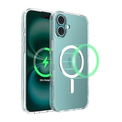 Belkin SheerForce beschermhoes voor iPhone 16 Plus (MagSafe-compatibel, slank design, antimicrobiële bescherming, krasbestendig, magnetisch en schokbestendig, transparant) Belkin SheerForce beschermhoes voor iPhone 16 Plus (MagSafe-compatibel, slank design, antimicrobiële bescherming, krasbestendig, magnetisch en schokbestendig, transparant)