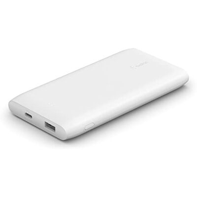 Belkin USB-C PD 10K powerbank (snelle powerbank met USB-C en USB-A-poorten, 10.000 mAh, voor Galaxy Pixel, iPhone enz.) Belkin USB-C PD 10K powerbank (snelle powerbank met USB-C en USB-A-poorten, 10.000 mAh, voor Galaxy Pixel, iPhone enz.)