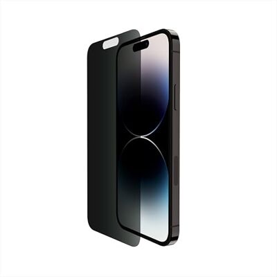 Belkin Tempered Glass Privacy schermbeschermer voor iPhone 14 Pro (behandeld oppervlak met anti-vingerafdrukcoating, luchtbelvrije installatie, Easy Align uitlijningshouder inbegrepen) Belkin Tempered Glass Privacy schermbeschermer voor iPhone 14 Pro (behandeld oppervlak met anti-vingerafdrukcoating, luchtbelvrije installatie, Easy Align uitlijningshouder inbegrepen)