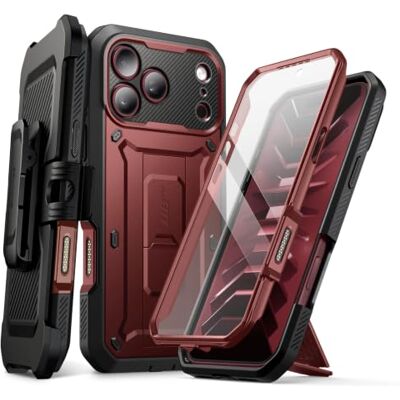 SUPCASE Beschermhoes voor iPhone 18 Pro Max/iPhone 17 Pro Max met riemclip Bedieningsknop voor camera, displaybescherming, geïntegreerde standaard, militaire bescherming (UB Pro), koningsblauw SUPCASE Beschermhoes voor iPhone 18 Pro Max/iPhone 17 Pro Max met riemclip Bedieningsknop voor camera, displaybescherming, geïntegreerde standaard, militaire bescherming (UB Pro), koningsblauw