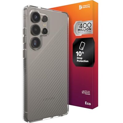 ZAGG Luxe hoes voor Samsung Galaxy S25 Ultra 3 m valbescherming, milieuvriendelijk, compatibel met draadloos opladen, slank en licht ontwerp, golfpatroon voor ZAGG Luxe hoes voor Samsung Galaxy S25 Ultra 3 m valbescherming, milieuvriendelijk, compatibel met draadloos opladen, slank en licht ontwerp, golfpatroon voor