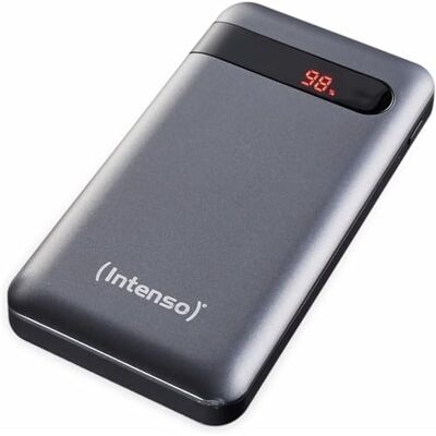 Intenso 7332330 Powerbank PD 10000 powerbank met Power Delivery & Quick Charge 3 (10.000 mAh, geschikt voor smartphone, tablet, MP3-speler, digitale camera), zwart Intenso 7332330 Powerbank PD 10000 powerbank met Power Delivery & Quick Charge 3 (10.000 mAh, geschikt voor smartphone, tablet, MP3-speler, digitale camera), zwart