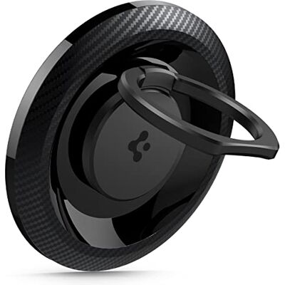 Spigen O-Mag MagSafe-ring, 360° rotatie, magnetische telefoonhandgrepen, compatibel met iPhone 17 17e 16 15 14 13 Pro Max en MagSafe/Pixelsnap beschermhoes voor Samsung S26 S25 Ultra, Pixel 10 10a Carbon Spigen O-Mag MagSafe-ring, 360° rotatie, magnetische telefoonhandgrepen, compatibel met iPhone 17 17e 16 15 14 13 Pro Max en MagSafe/Pixelsnap beschermhoes voor Samsung S26 S25 Ultra, Pixel 10 10a Carbon