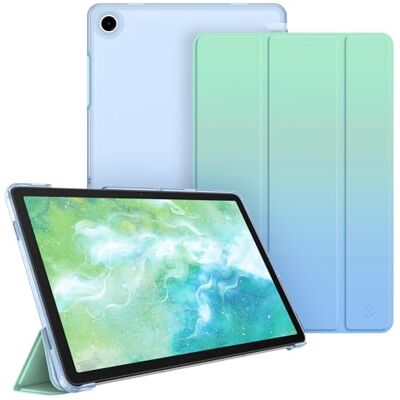 FINTIE Beschermhoes voor Samsung Galaxy Tab A11 Plus (A11+)/Tab A9 Plus (A9 Transparante beschermhoes, mat, harde hoes, dunne en lichte hoes, kustschaduw FINTIE Beschermhoes voor Samsung Galaxy Tab A11 Plus (A11+)/Tab A9 Plus (A9 Transparante beschermhoes, mat, harde hoes, dunne en lichte hoes, kustschaduw