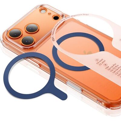 ESR HaloLock Universal Ring 360, magnetische draadloos opladen conversiekit, compatibel met MagSafe accessoires, iPhone 14/13/12/11/X/8 serie, Samsung S22/S21/S20/S10, 2 stuks, blauw ESR HaloLock Universal Ring 360, magnetische draadloos opladen conversiekit, compatibel met MagSafe accessoires, iPhone 14/13/12/11/X/8 serie, Samsung S22/S21/S20/S10, 2 stuks, blauw