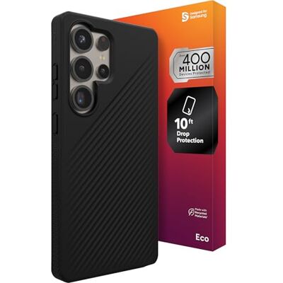 ZAGG Luxe hoes voor Samsung Galaxy S25 Ultra 3 m valbescherming, milieuvriendelijk, compatibel met draadloos opladen, slank en licht ontwerp, golfpatroon voor ZAGG Luxe hoes voor Samsung Galaxy S25 Ultra 3 m valbescherming, milieuvriendelijk, compatibel met draadloos opladen, slank en licht ontwerp, golfpatroon voor
