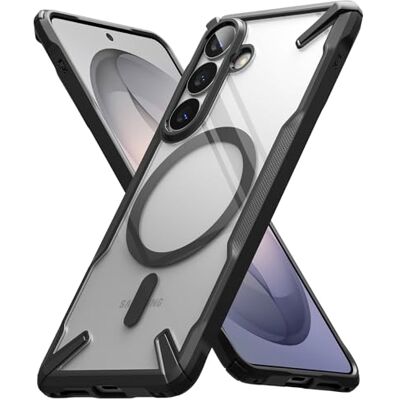 Ringke Beschermhoes voor Samsung Galaxy S26 Case, Fusion-X, magnetisch Magnetische bescherming, ultradun, solide stijve achterkant, zachte bumper, schokbestendig, krasbestendig, anti-vergeling Ringke Beschermhoes voor Samsung Galaxy S26 Case, Fusion-X, magnetisch Magnetische bescherming, ultradun, solide stijve achterkant, zachte bumper, schokbestendig, krasbestendig, anti-vergeling