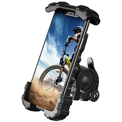 Lamicall Mobiele telefoonhouder voor fiets, motorfiets, universele 360 graden houder voor iPhone 17/16/15/14 Pro Max Plus, Air, SE, 13/12 Pro Max Mini, 11 Pro Max, Xs, XR, Samsung S23 S22, smartphone Lamicall Mobiele telefoonhouder voor fiets, motorfiets, universele 360 graden houder voor iPhone 17/16/15/14 Pro Max Plus, Air, SE, 13/12 Pro Max Mini, 11 Pro Max, Xs, XR, Samsung S23 S22, smartphone