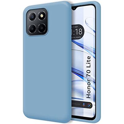 Tumundosmartphone Beschermhoes voor Huawei Honor 70 Lite 5G (van siliconen) blauw Tumundosmartphone Beschermhoes voor Huawei Honor 70 Lite 5G (van siliconen) blauw