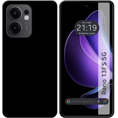 Tumundosmartphone Siliconen hoes TPU gel zwart voor OPPO Reno 13FS 4G / 13 FS 5G Tumundosmartphone Siliconen hoes TPU gel zwart voor OPPO Reno 13FS 4G / 13 FS 5G