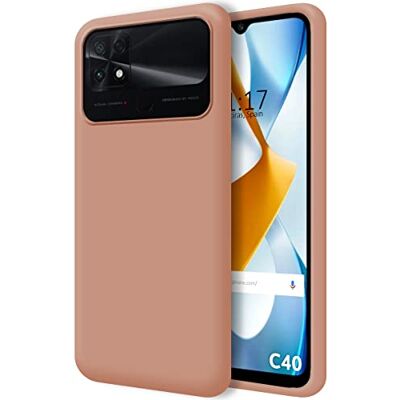 Tumundosmartphone Siliconen beschermhoes voor Xiaomi Poco C40, roze Tumundosmartphone Siliconen beschermhoes voor Xiaomi Poco C40, roze