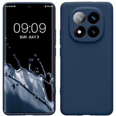 kwmobile Hoes compatibel met Xiaomi Redmi Note 14 Pro+ 5G / Redmi Note 14 Pro Plus 5G, TPU telefoonhoes met camerabescherming, marineblauw kwmobile Hoes compatibel met Xiaomi Redmi Note 14 Pro+ 5G / Redmi Note 14 Pro Plus 5G, TPU telefoonhoes met camerabescherming, marineblauw